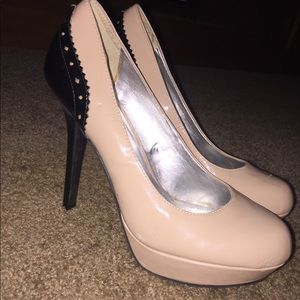 Tan & Black High heels